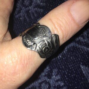 Stainless steel spoon ring size 8.5